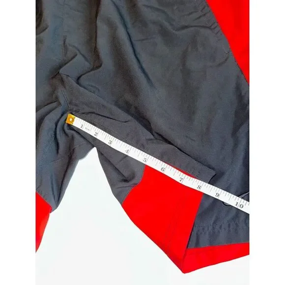 Nike Men’s Athletic Shorts Black Red Size L 8” Inseam Dri-FIT Gym Training - Picture 6 of 7